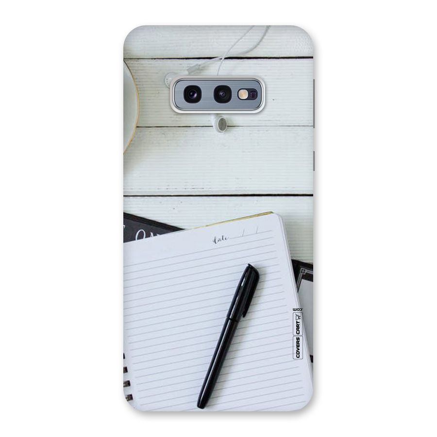 Headphones Notes Back Case for Galaxy S10e