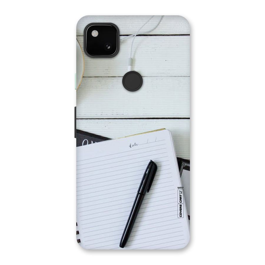 Headphones Notes Back Case for Google Pixel 4a