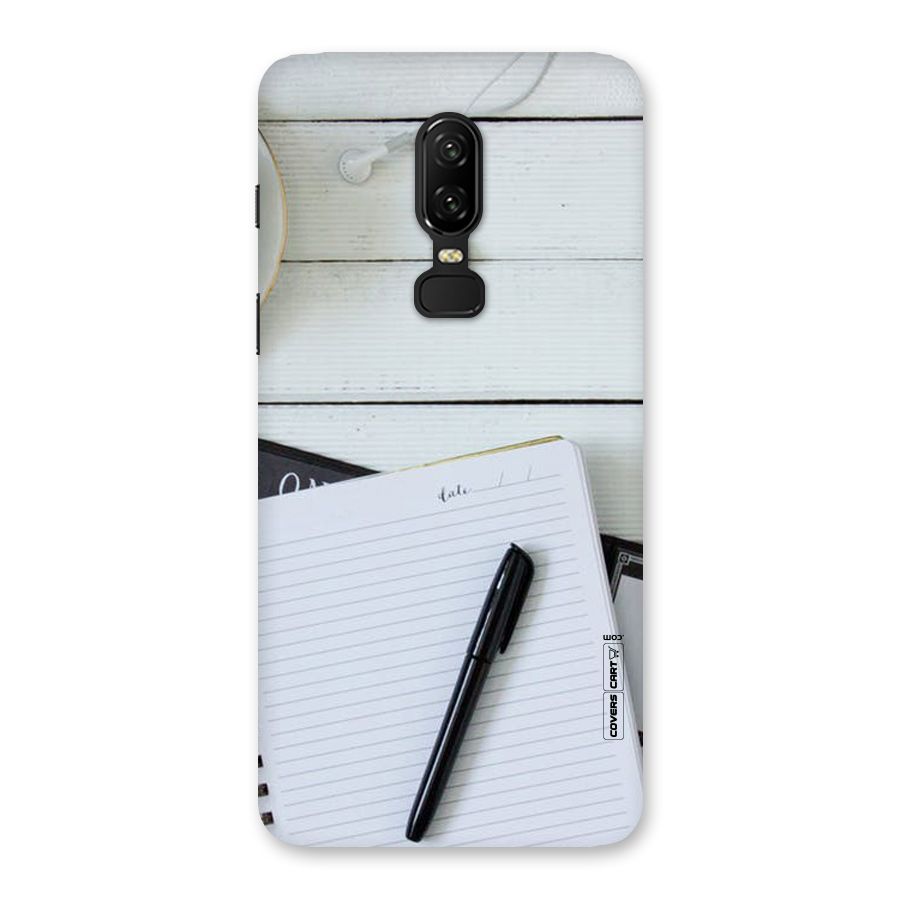 Headphones Notes Back Case for OnePlus 6