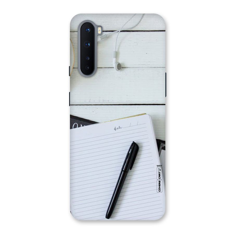 Headphones Notes Back Case for OnePlus Nord