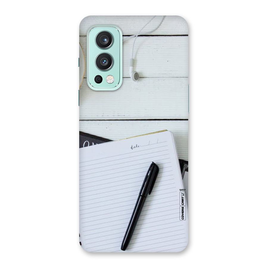 Headphones Notes Back Case for OnePlus Nord 2 5G