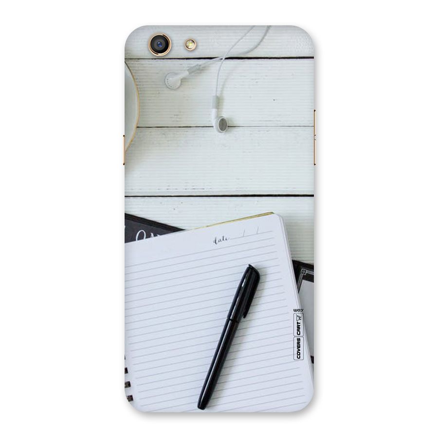 Headphones Notes Back Case for Oppo F3