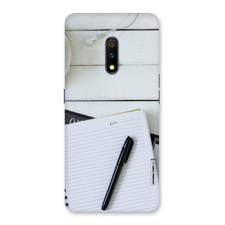 Headphones Notes Back Case for Realme X
