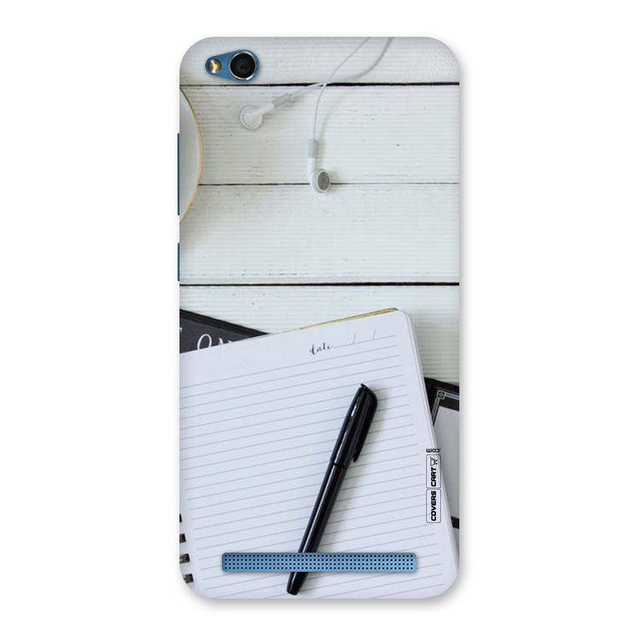 Headphones Notes Back Case for Redmi 5A