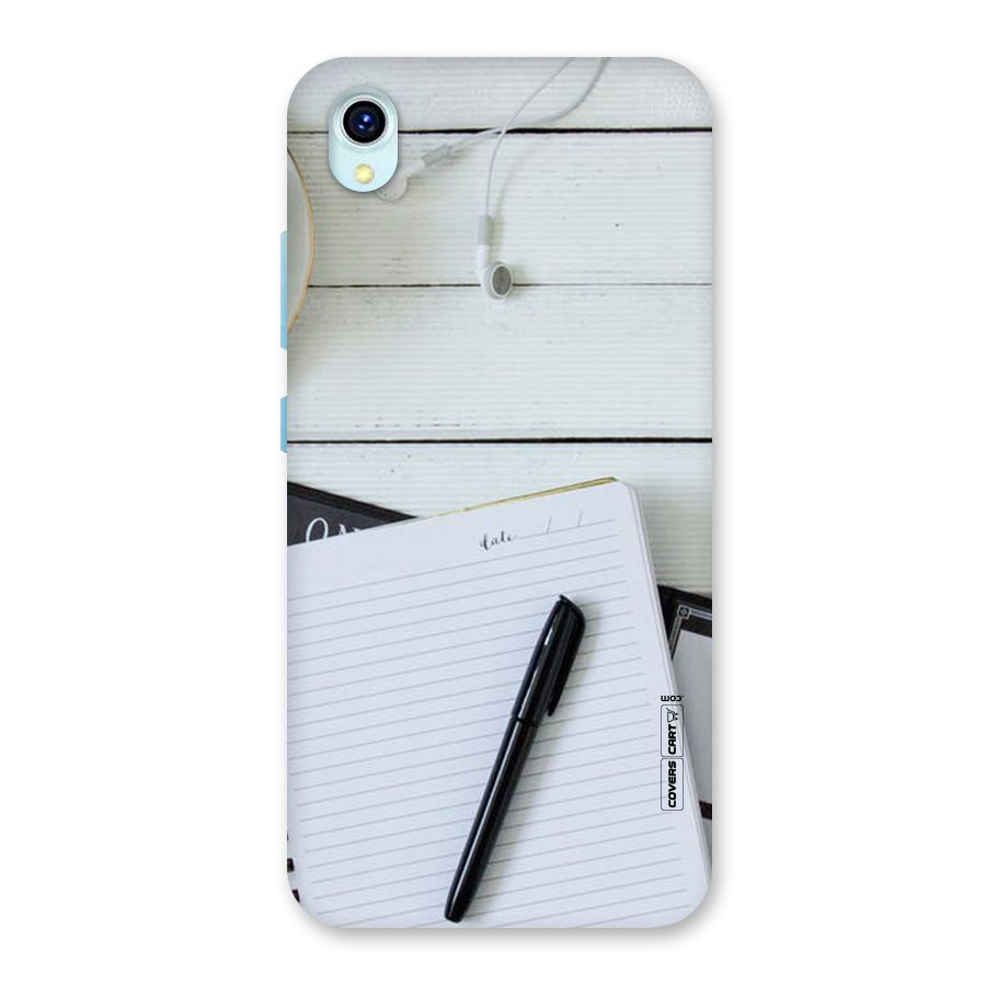 Headphones Notes Back Case for Vivo Y1s