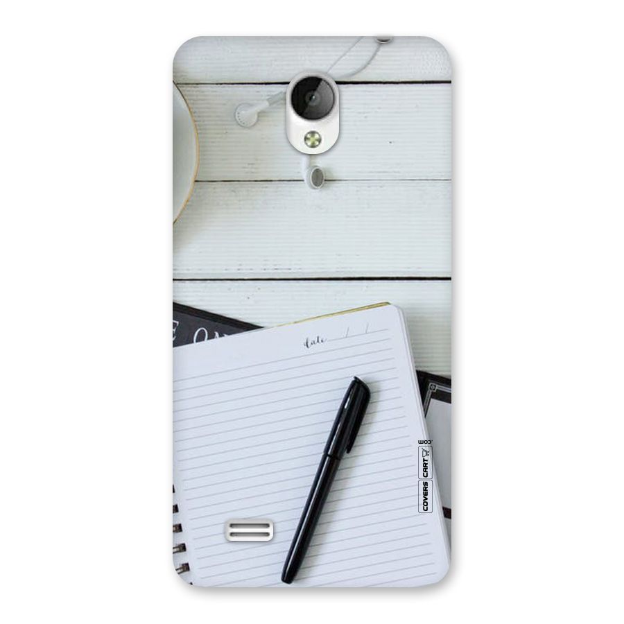 Headphones Notes Back Case for Vivo Y21