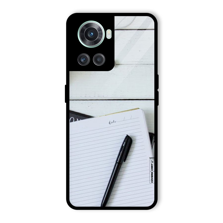 Headphones Notes Glass Back Case for OnePlus 10R