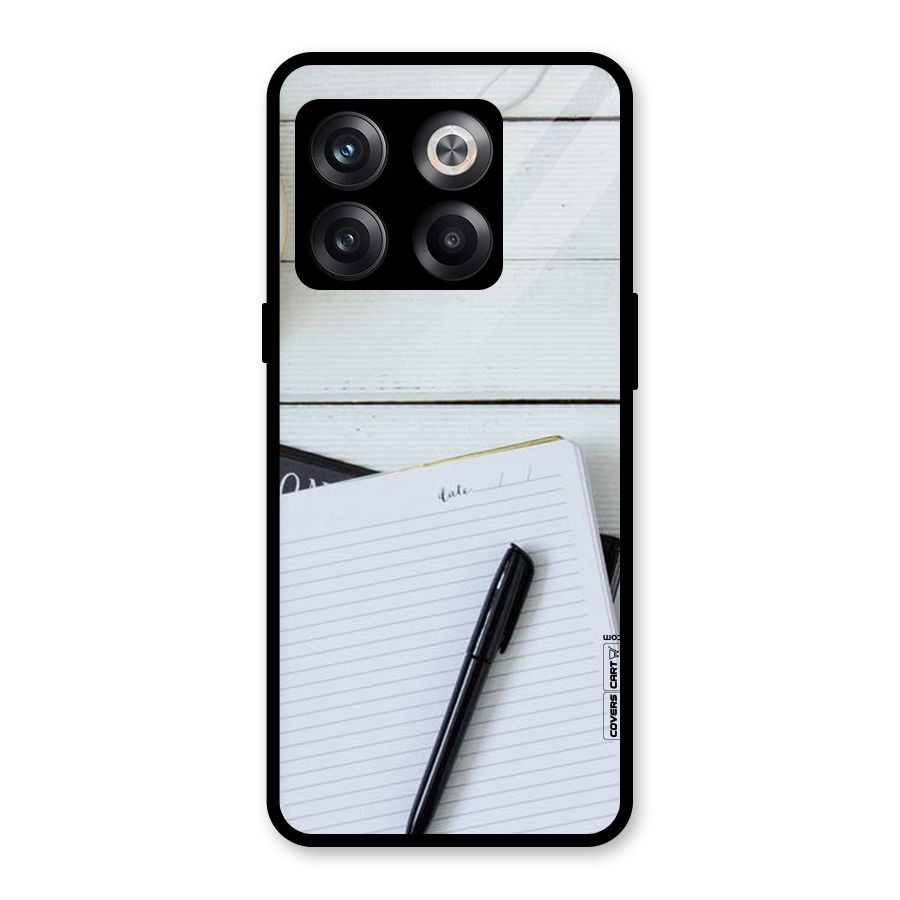 Headphones Notes Glass Back Case for OnePlus 10T