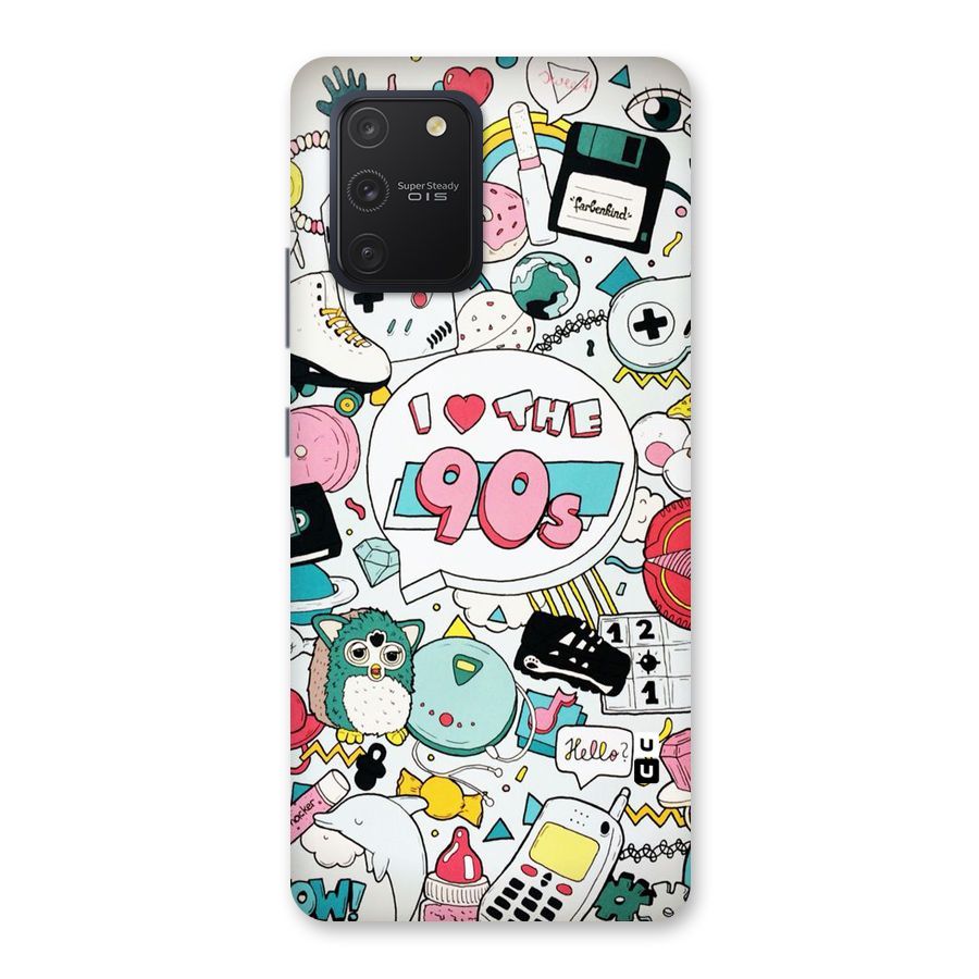 Heart 90s Back Case for Galaxy S10 Lite