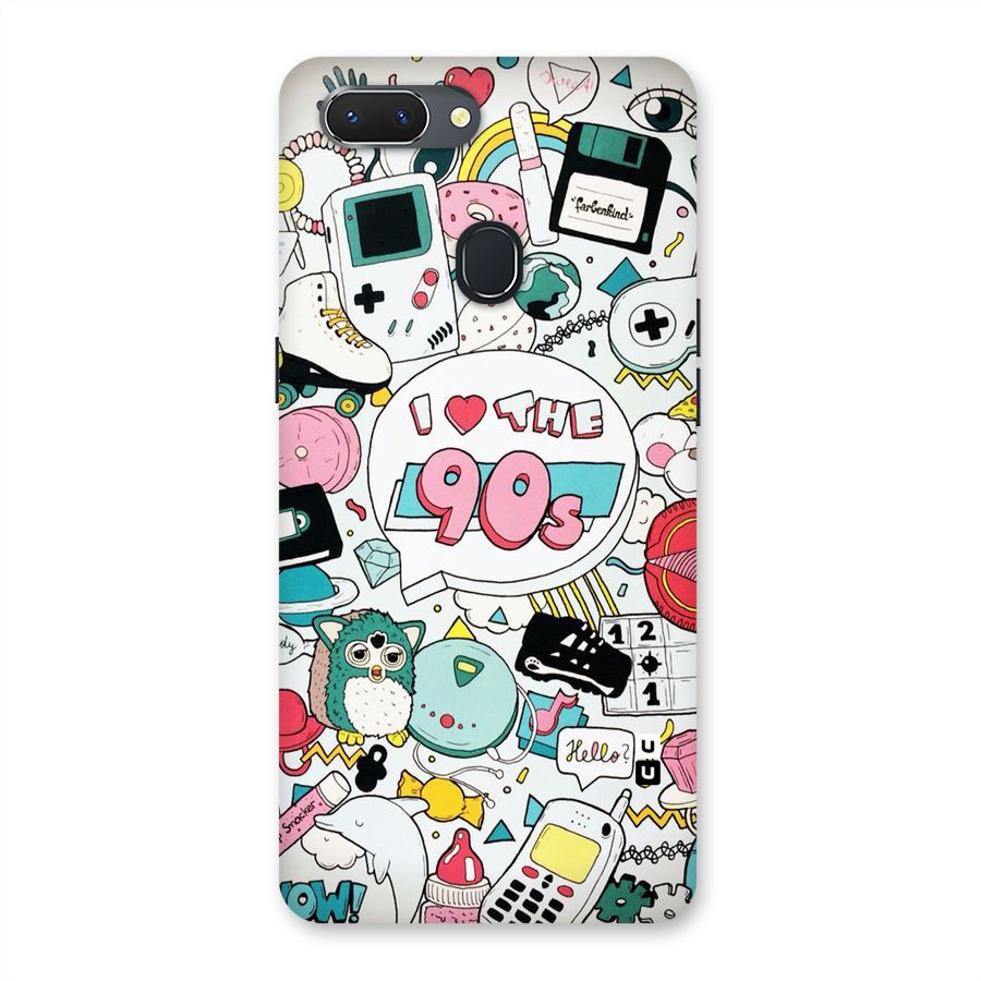 Heart 90s Back Case for Oppo Realme 2