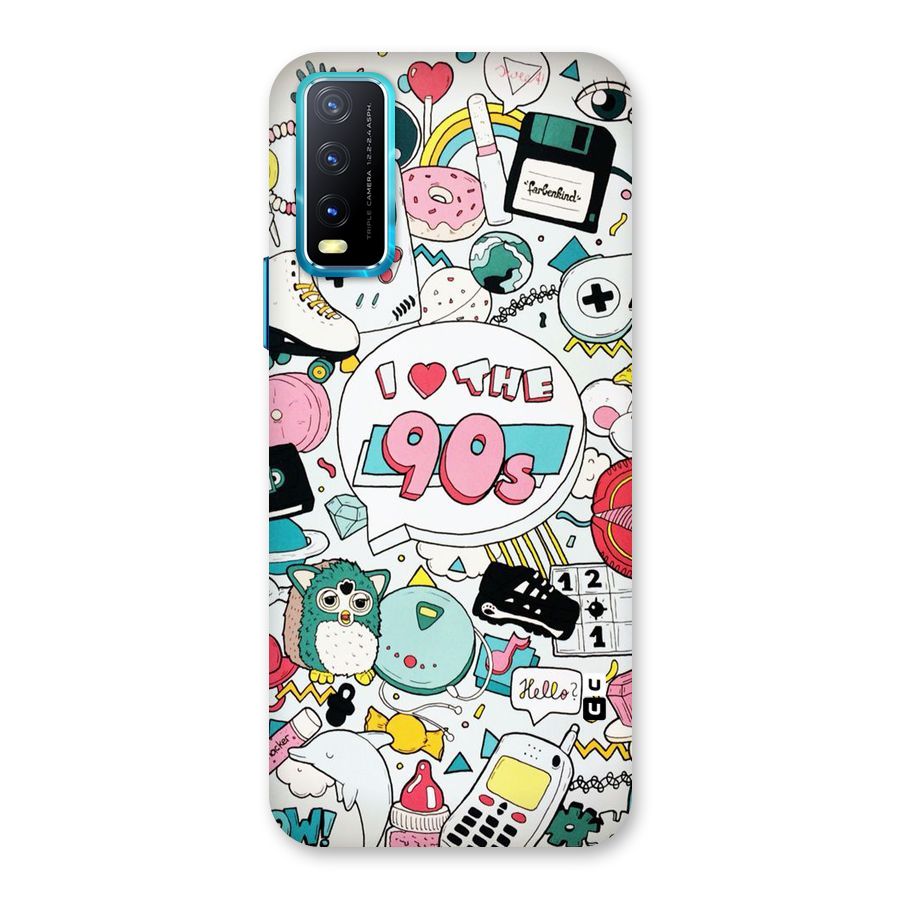 Heart 90s Back Case for Vivo Y20