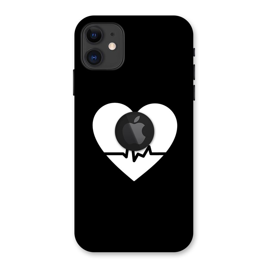 Heart Beat Back Case for iPhone 11 Logo Cut