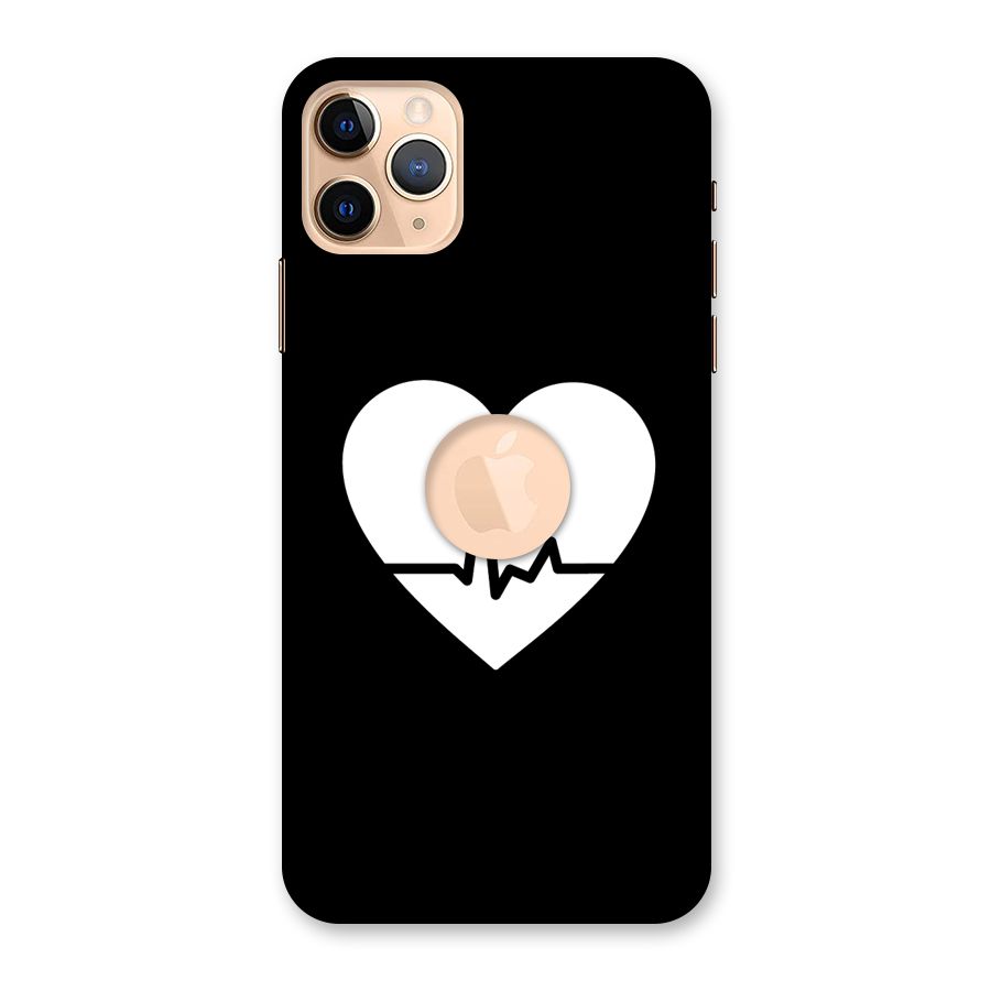 Heart Beat Back Case for iPhone 11 Pro Max Logo Cut
