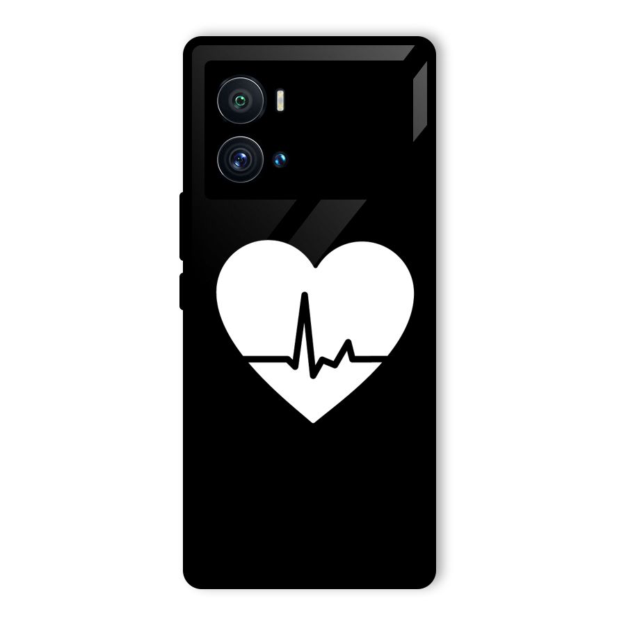 Heart Beat Glass Back Case for Vivo iQOO 9 Pro