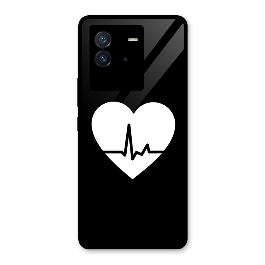 Heart Beat Glass Back Case for Vivo iQOO Neo 6 5G
