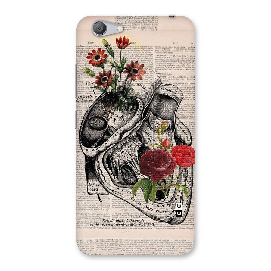 Heart Newspaper Back Case for Vivo Y53
