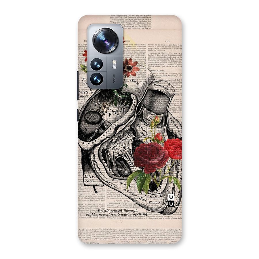 Heart Newspaper Back Case for Xiaomi 12 Pro