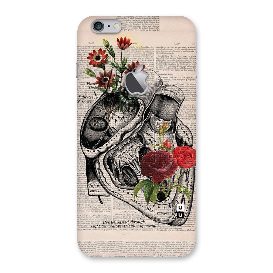 Heart Newspaper Back Case for iPhone 6 Plus 6S Plus Logo Cut