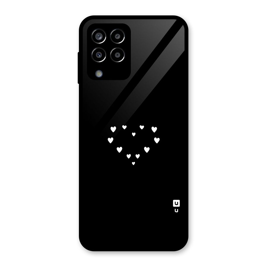 Heart of Hearts Glass Back Case for Galaxy M33