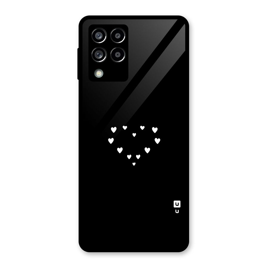 Heart of Hearts Glass Back Case for Galaxy M53 5G