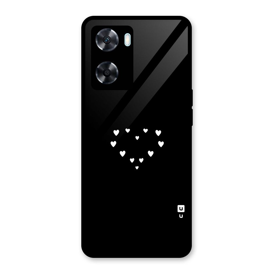 Heart of Hearts Glass Back Case for Oppo A77