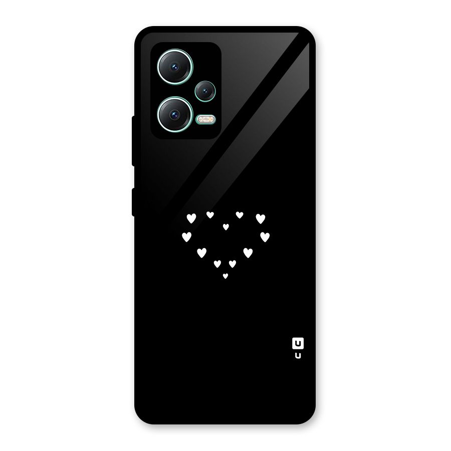 Heart of Hearts Glass Back Case for Redmi Note 12 5G