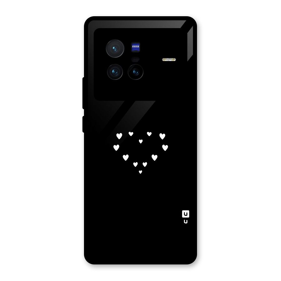 Heart of Hearts Glass Back Case for Vivo X80