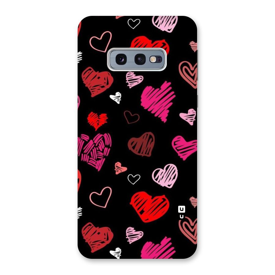 Hearts Art Pattern Back Case for Galaxy S10e