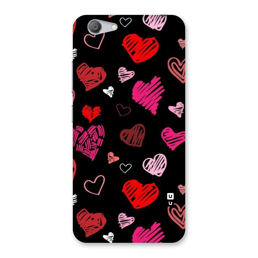 Hearts Art Pattern Back Case for Vivo Y53