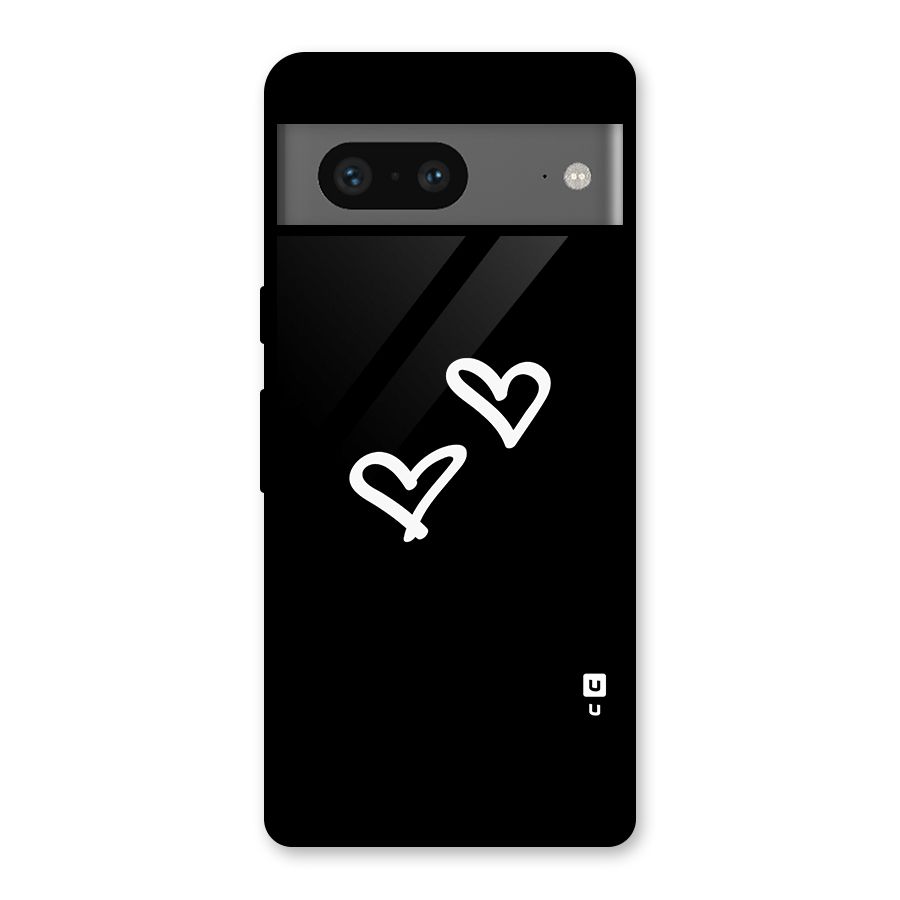 Hearts Love Glass Back Case for Google Pixel 7