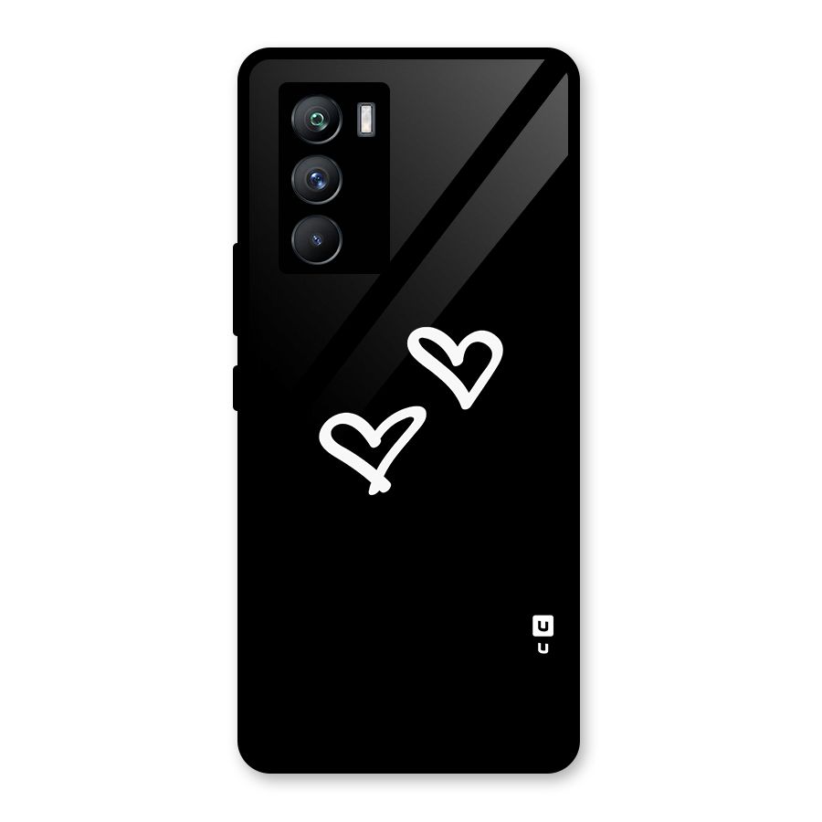 Hearts Love Glass Back Case for Vivo iQOO 9 SE