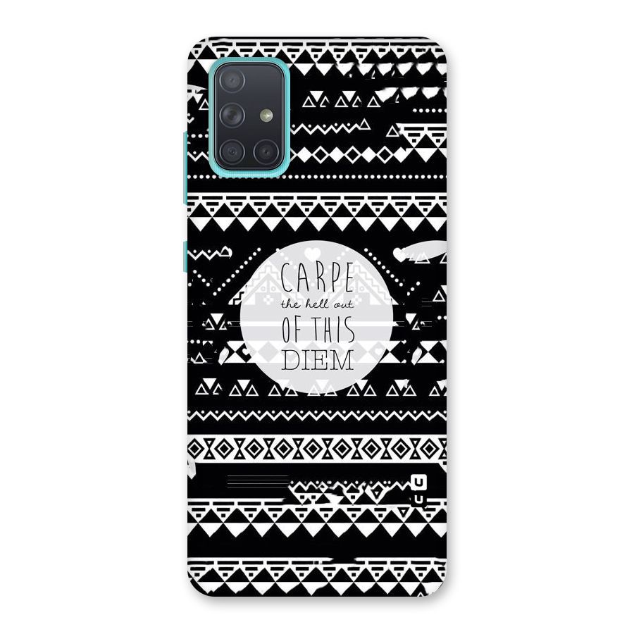 Hell Diem Back Case for Galaxy A71