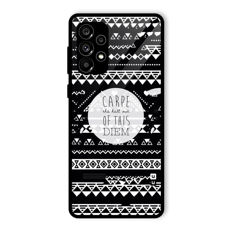 Hell Diem Glass Back Case for Galaxy A73 5G