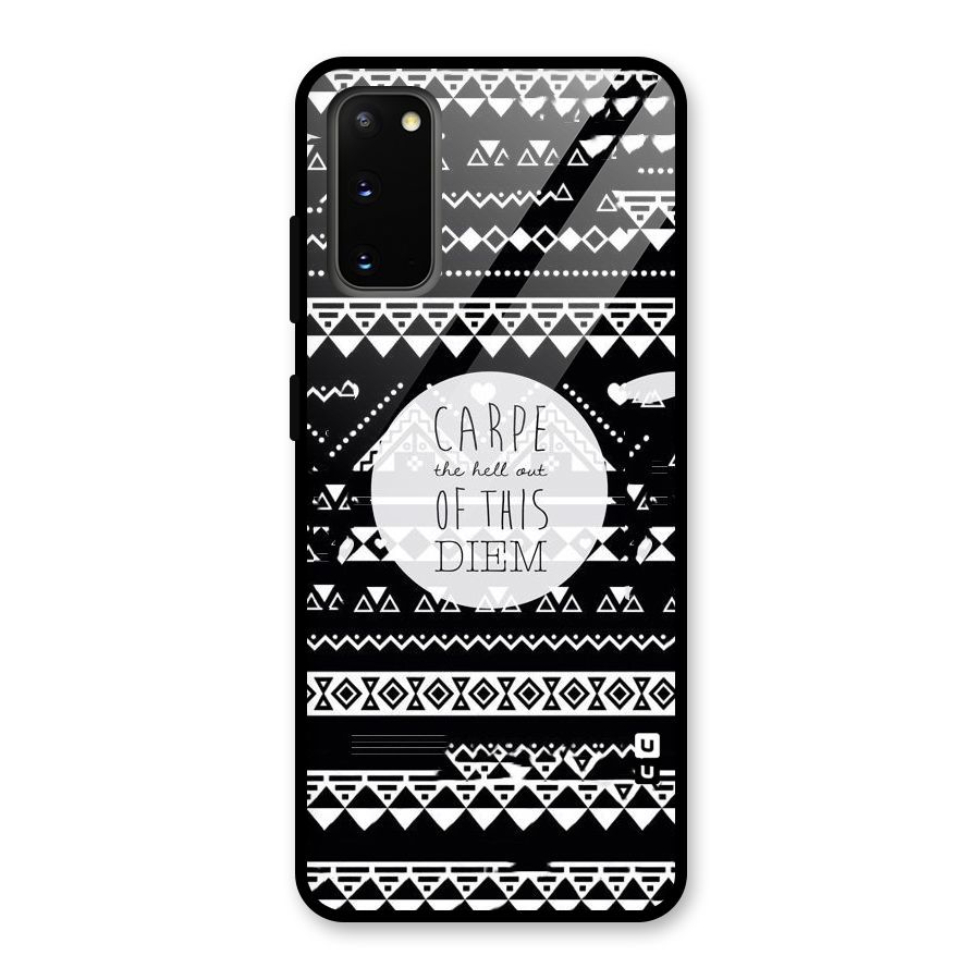 Hell Diem Glass Back Case for Galaxy S20