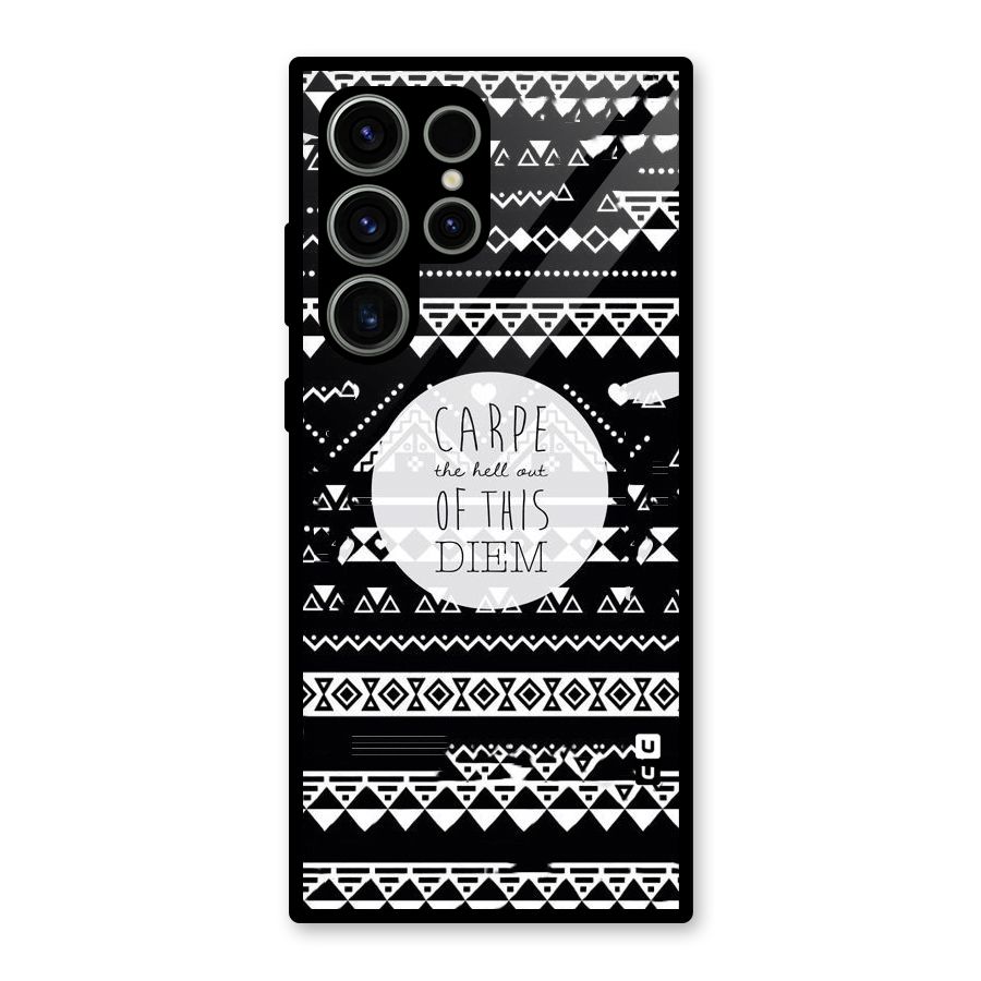 Hell Diem Glass Back Case for Galaxy S23 Ultra