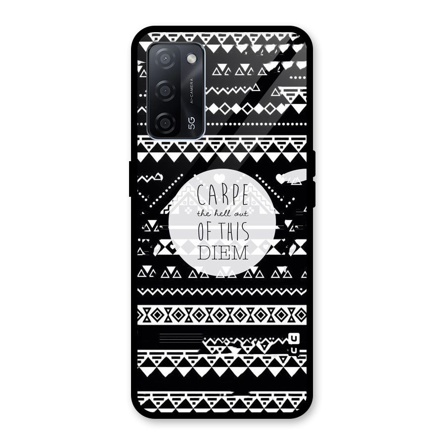 Hell Diem Glass Back Case for Oppo A53s 5G