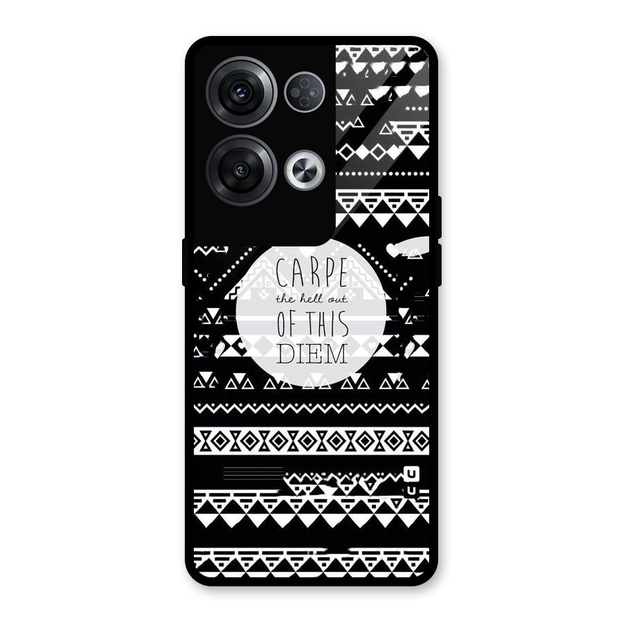 Hell Diem Glass Back Case for Oppo Reno8 Pro 5G