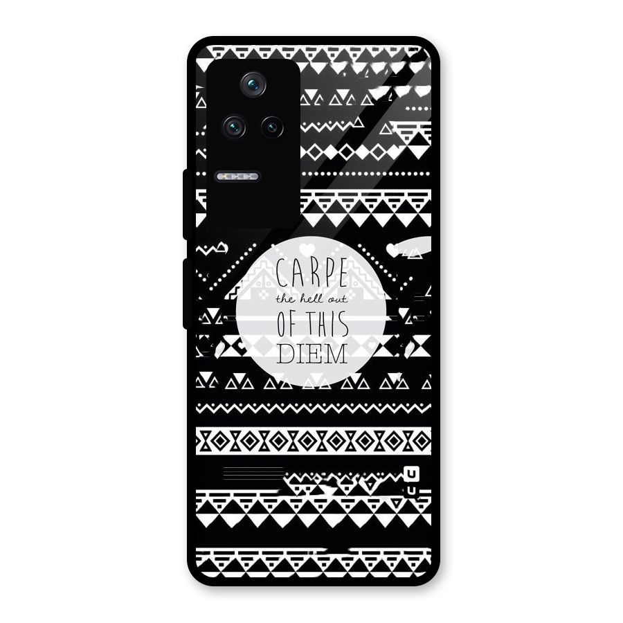 Hell Diem Glass Back Case for Poco F4 5G