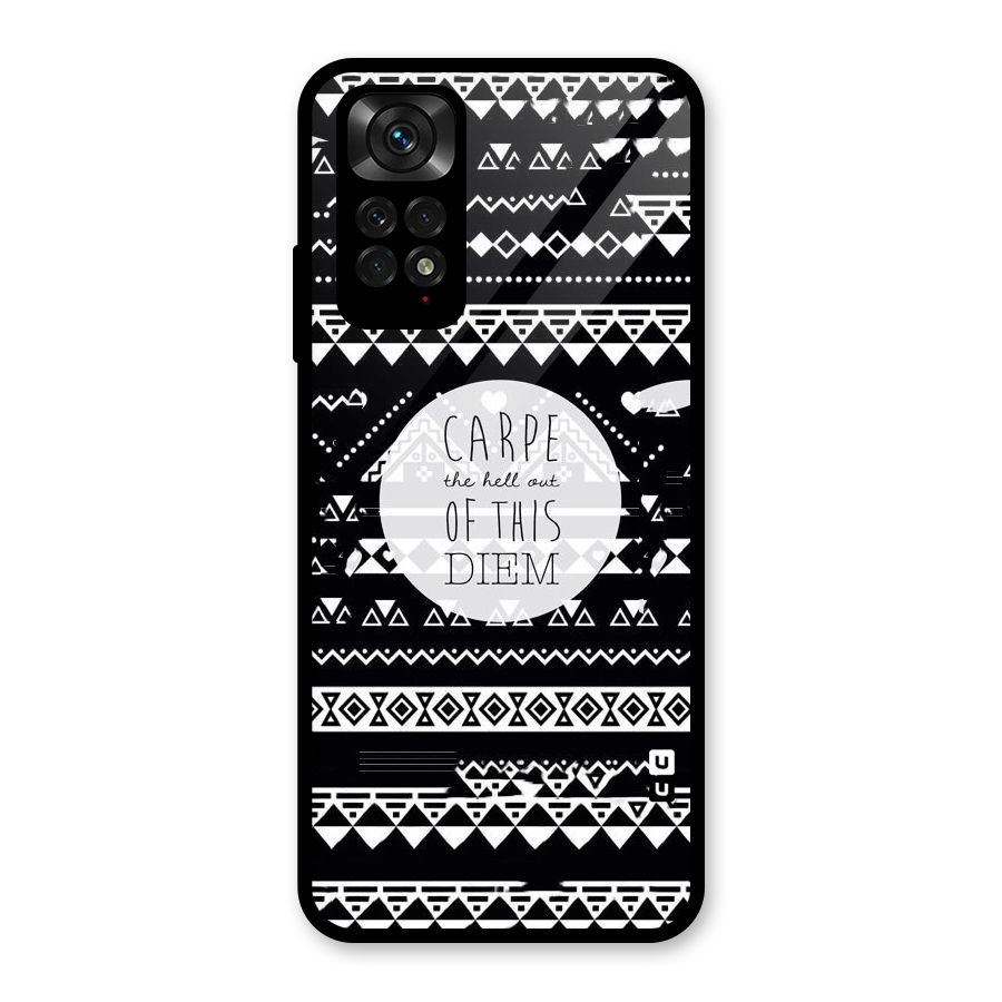 Hell Diem Glass Back Case for Redmi Note 11