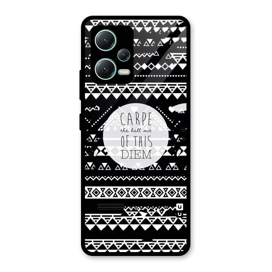 Hell Diem Glass Back Case for Redmi Note 12 5G