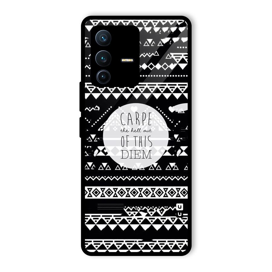Hell Diem Glass Back Case for Vivo V23 Pro