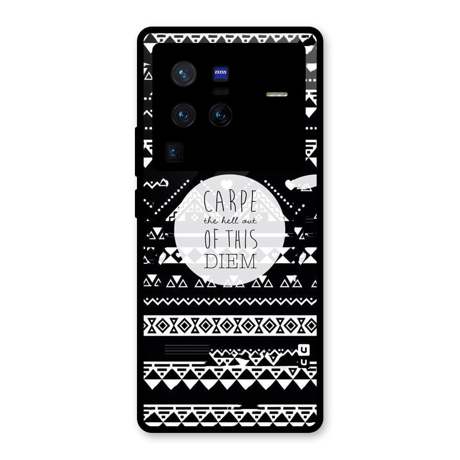 Hell Diem Glass Back Case for Vivo X80 Pro
