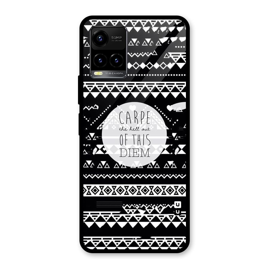 Hell Diem Glass Back Case for Vivo Y21T