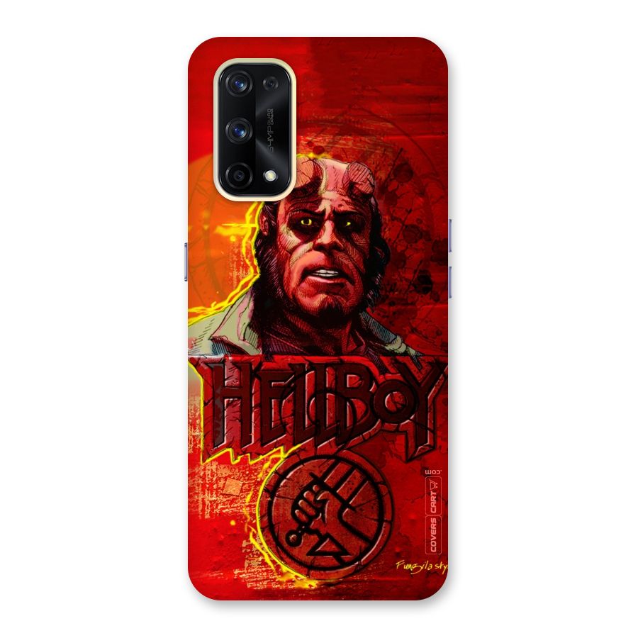 Hellboy Artwork Glass Back Case for Realme X7 Pro