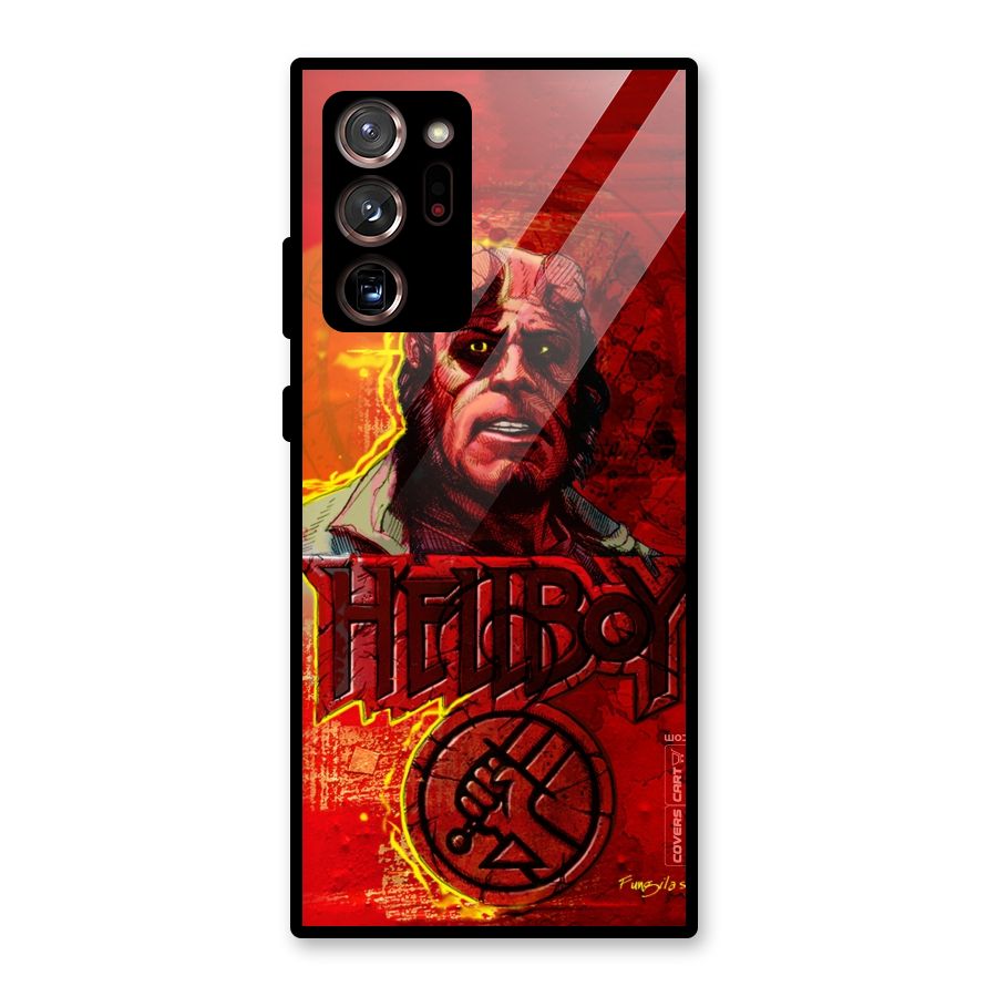 Hellboy Artwork Glass Back Case for Galaxy Note 20 Ultra 5G