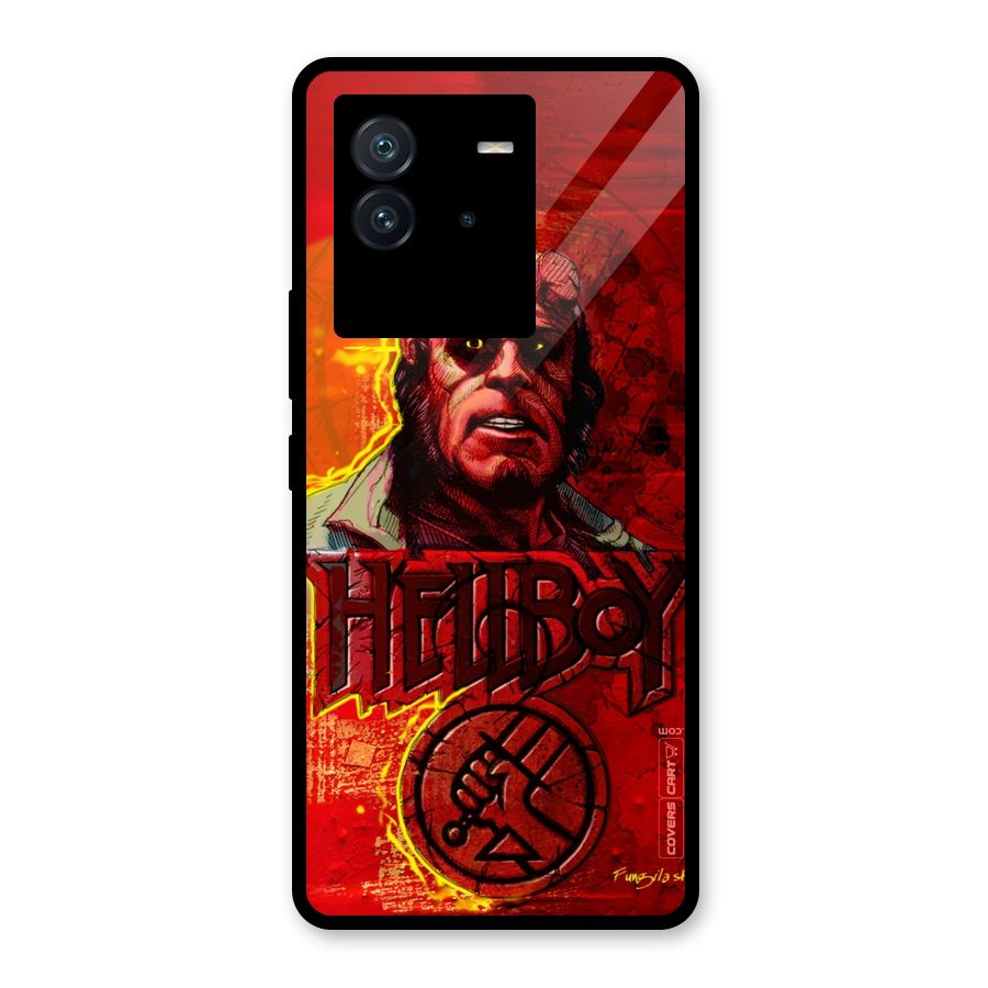 Hellboy Artwork Glass Back Case for Vivo iQOO Neo 6 5G