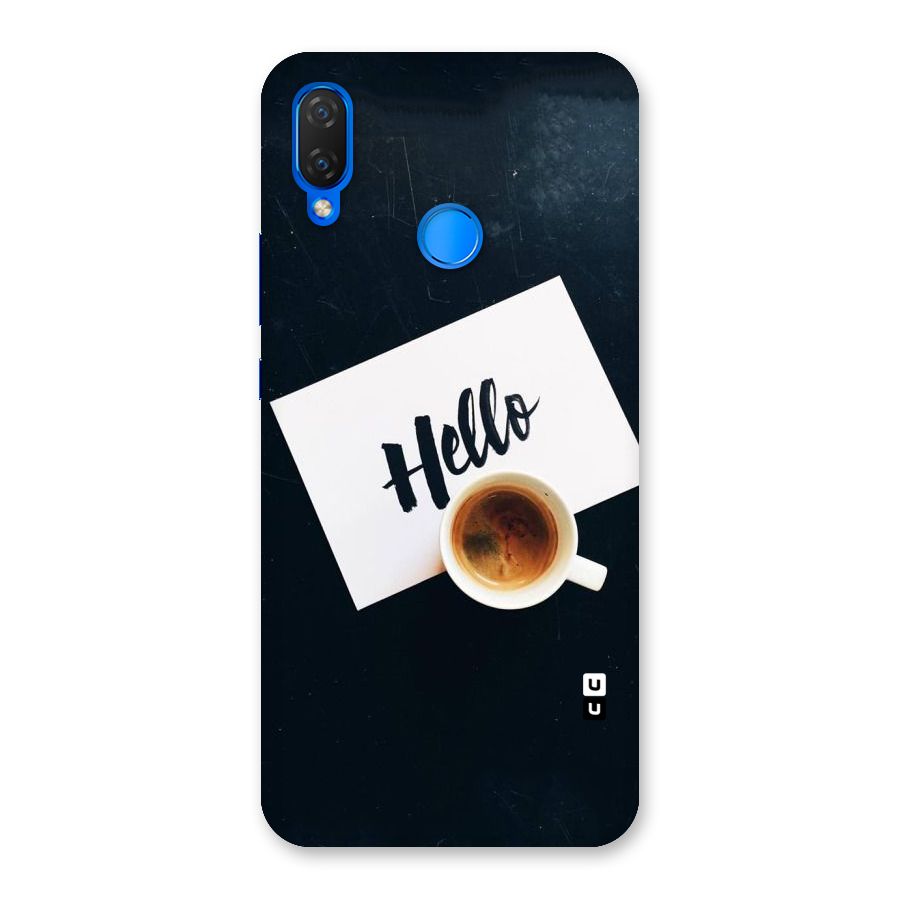 Hello Coffee Back Case for Huawei P Smart+