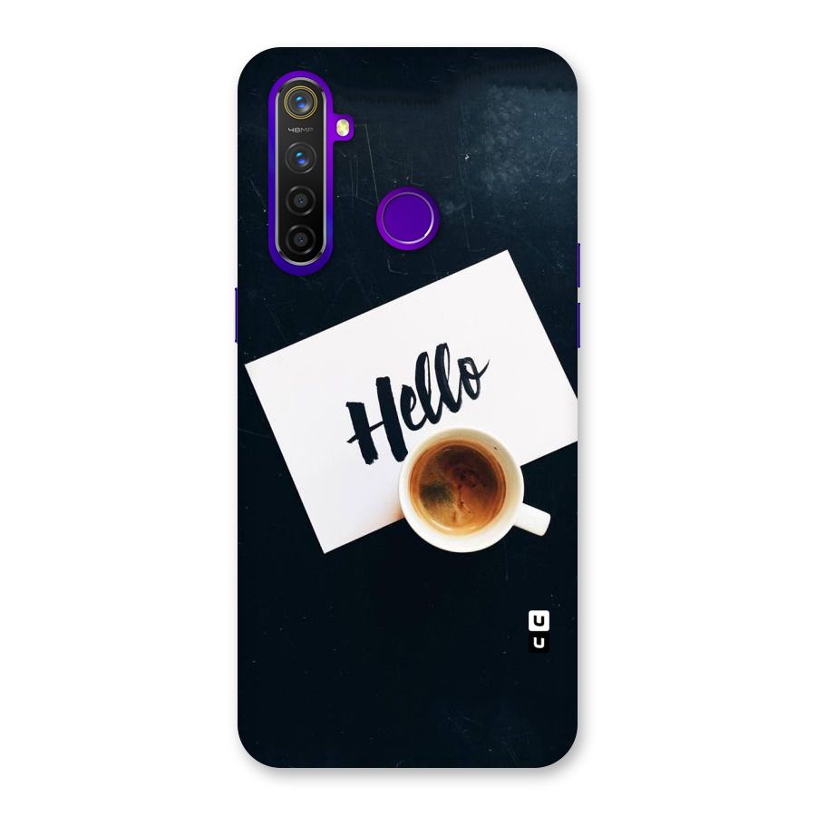 Hello Coffee Back Case for Realme 5 Pro