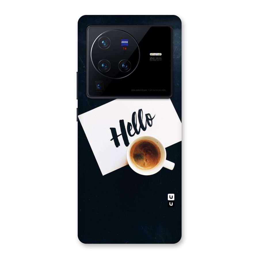 Hello Coffee Back Case for Vivo X80 Pro
