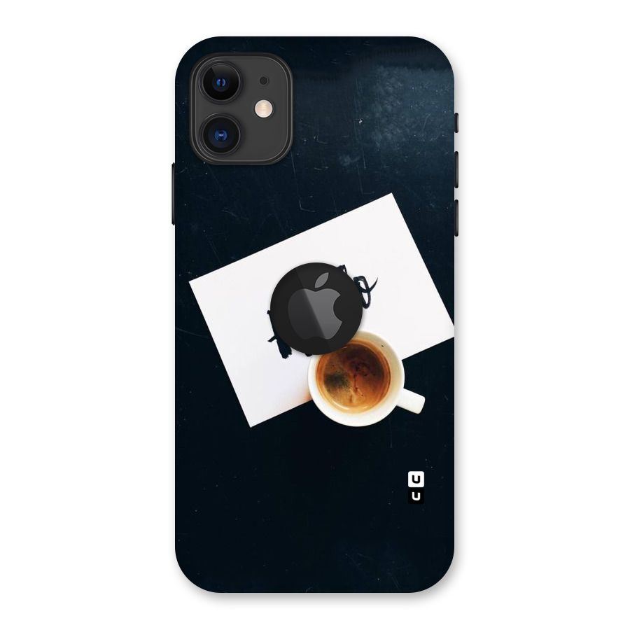 Hello Coffee Back Case for iPhone 11 Logo Cut